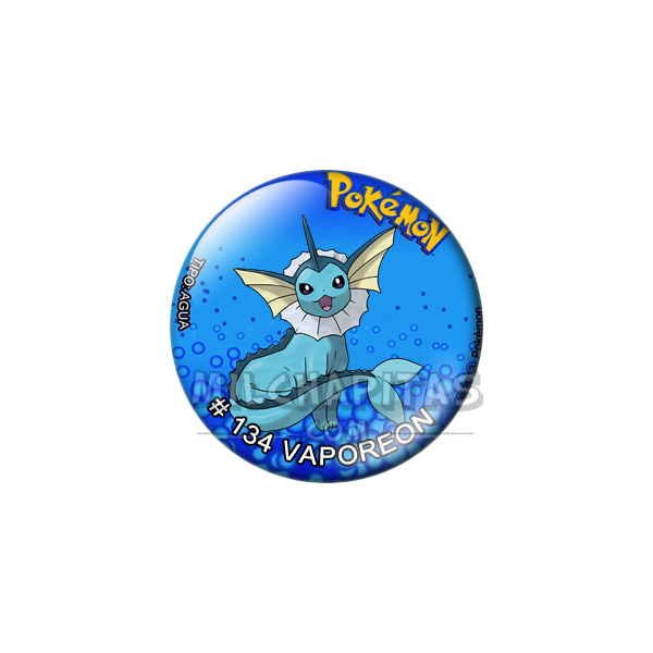 Chapa de Pokemon: Vaporeon