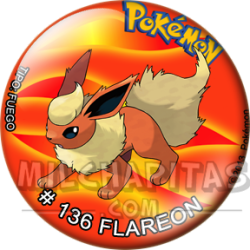 Chapa de Pokemon: Flareon
