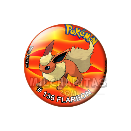 Chapa de Pokemon: Flareon