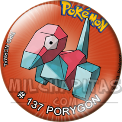 Chapa de Pokemon: Porygon