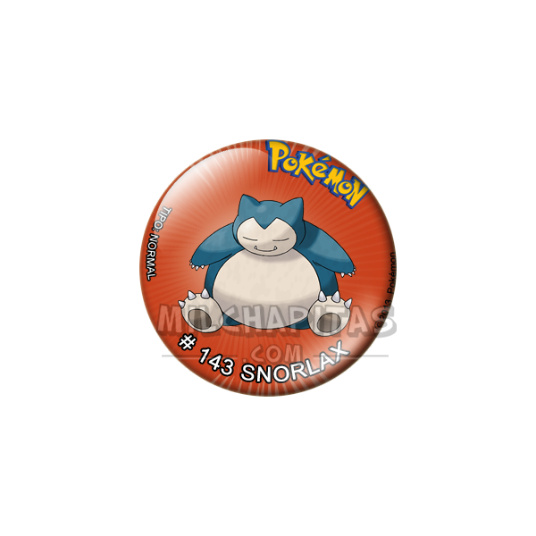 Chapa de Pokemon: Snorlax