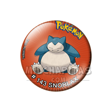 Chapa de Pokemon: Snorlax