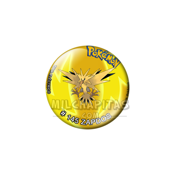 Chapa de Pokemon: Zapdos