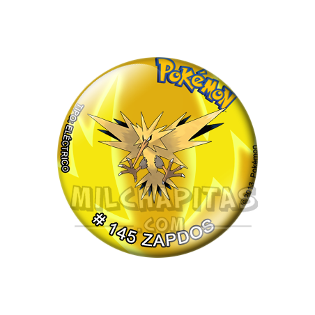 Chapa de Pokemon: Zapdos
