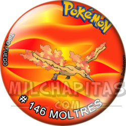 Chapa de Pokemon: Moltres