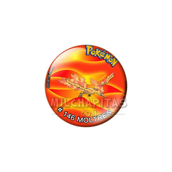 Chapa de Pokemon: Moltres