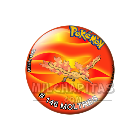Chapa de Pokemon: Moltres