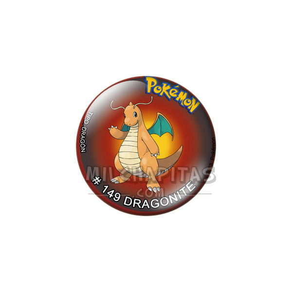 Chapa de Pokemon: Dragonite