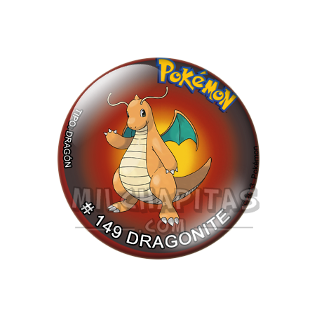 Chapa de Pokemon: Dragonite