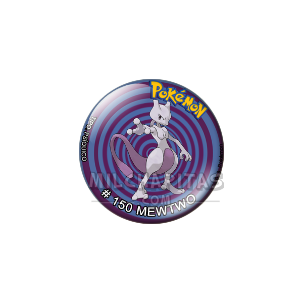 Chapa de Pokemon: Mewtwo