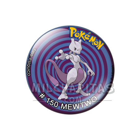 Chapa de Pokemon: Mewtwo