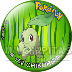Chapa de Pokemon: Chikorita