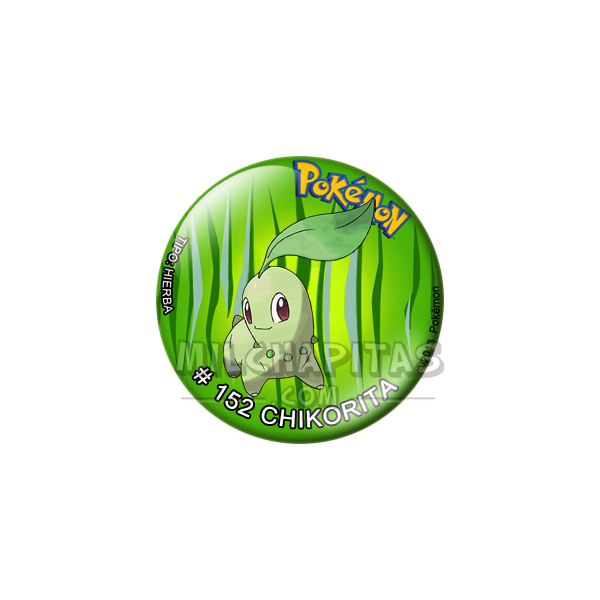 Chapa de Pokemon: Chikorita