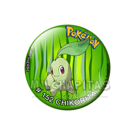 Chapa de Pokemon: Chikorita