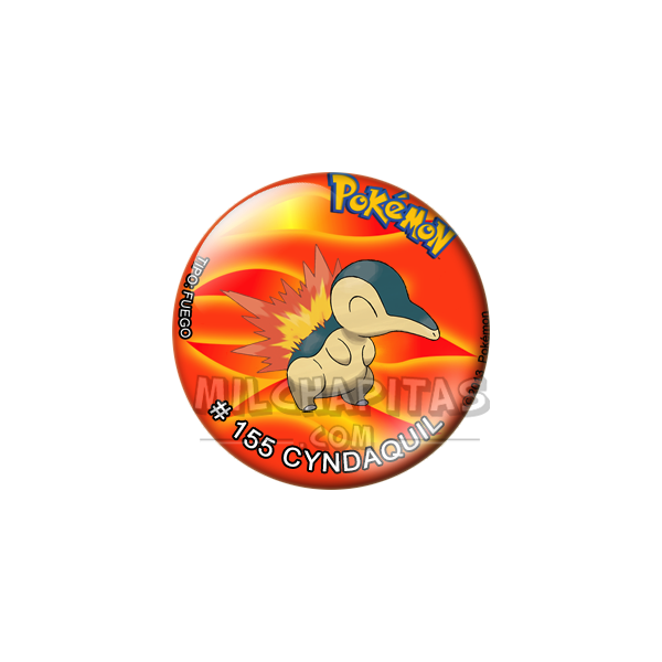 Chapa de Pokemon: Cyndaquil