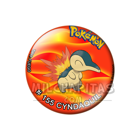 Chapa de Pokemon: Cyndaquil
