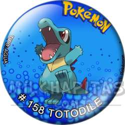Chapa de Pokemon: Totodile