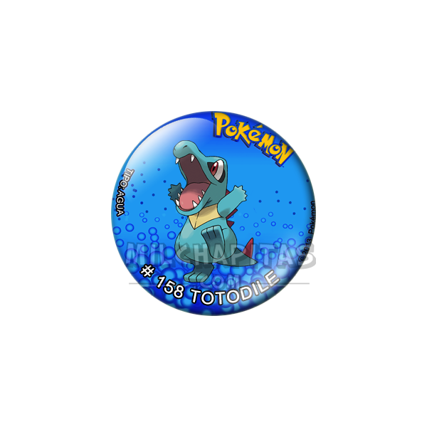 Chapa de Pokemon: Totodile