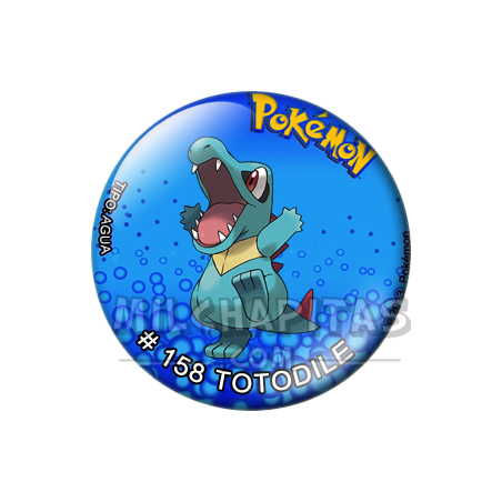 Chapa de Pokemon: Totodile