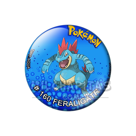Chapa de Pokemon: Feraligatr