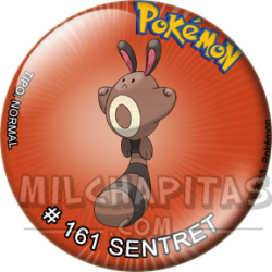 Chapa de Pokemon: Sentret