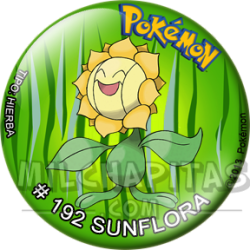Chapa de Pokemon: Sunflora