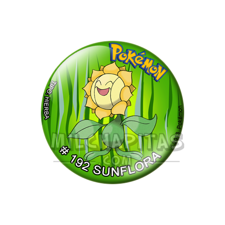 Chapa de Pokemon: Sunflora