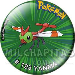 Chapa de Pokemon: Yanma
