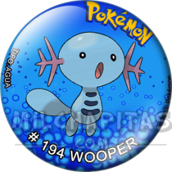 Chapa de Pokemon: Wooper