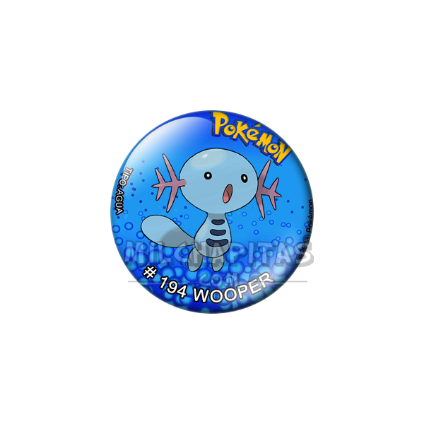 Chapa de Pokemon: Wooper