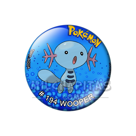 Chapa de Pokemon: Wooper