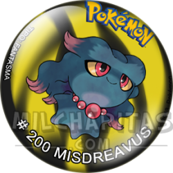 Chapa de Pokemon: Misdreavus