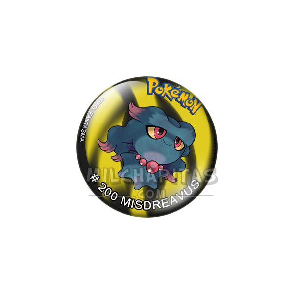 Chapa de Pokemon: Misdreavus