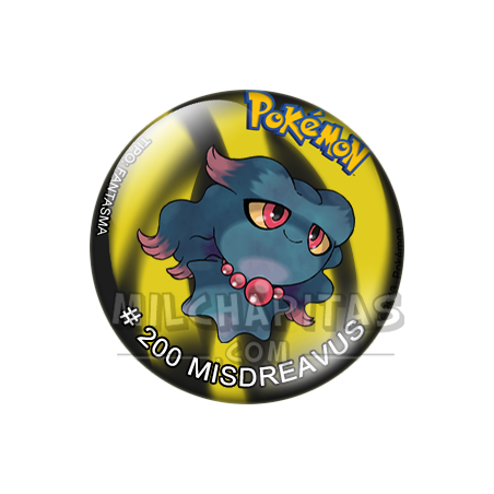 Chapa de Pokemon: Misdreavus