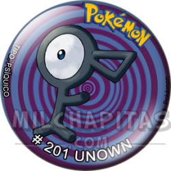 Chapa de Pokemon: Unown
