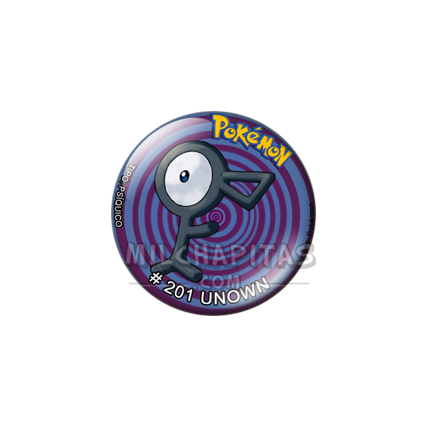 Chapa de Pokemon: Unown