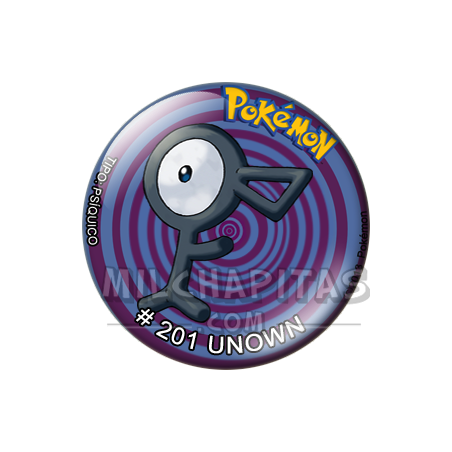 Chapa de Pokemon: Unown