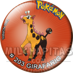 Chapa de Pokemon: Girafarig