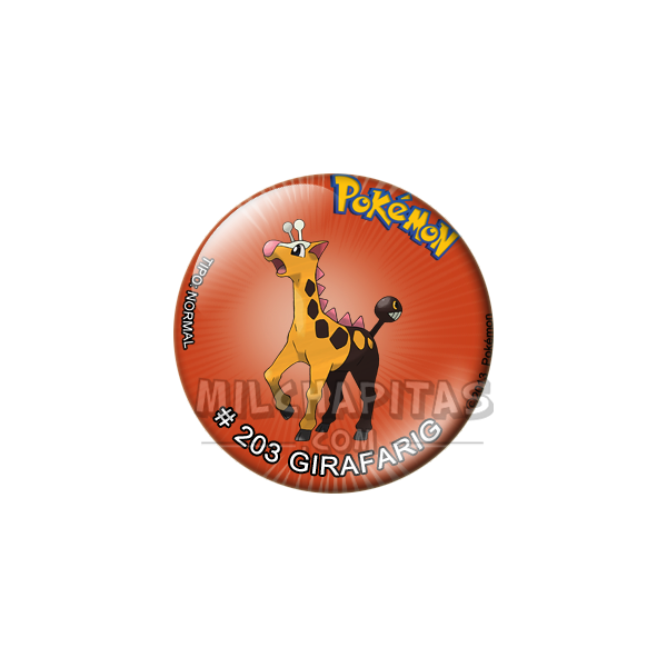 Chapa de Pokemon: Girafarig