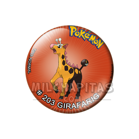 Chapa de Pokemon: Girafarig