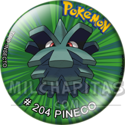 Chapa de Pokemon: Pineco