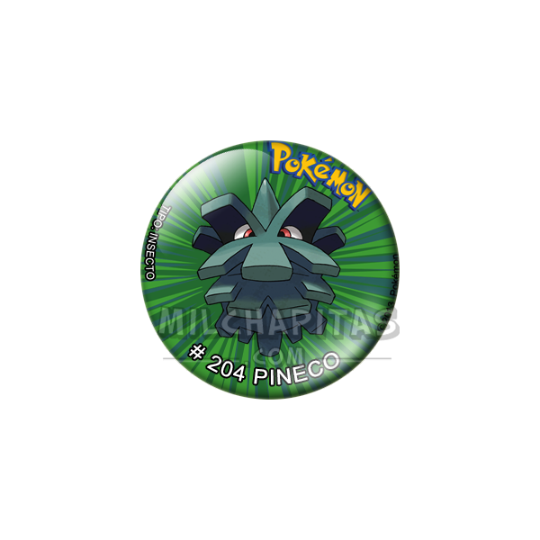 Chapa de Pokemon: Pineco