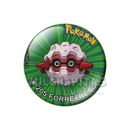 Chapa de Pokemon: Forretress