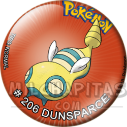 Chapa de Pokemon: Dunsparce