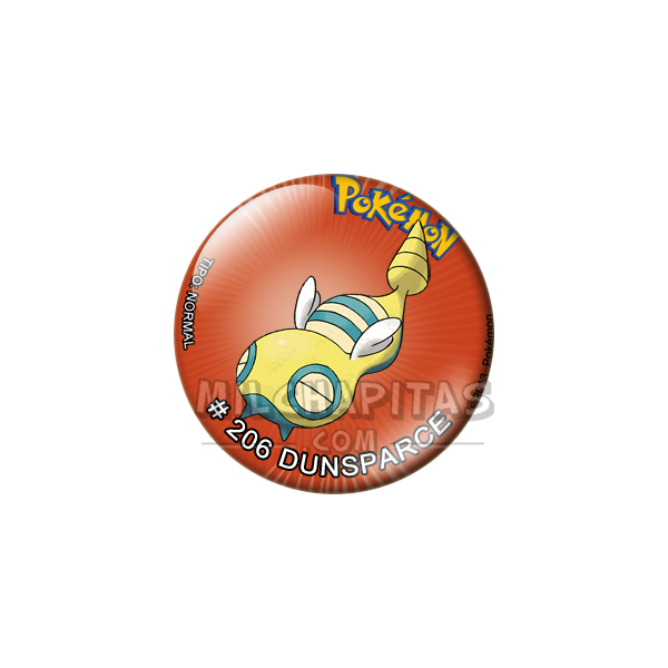 Chapa de Pokemon: Dunsparce