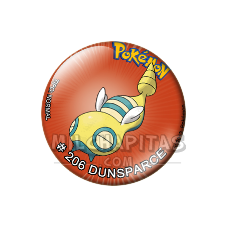 Chapa de Pokemon: Dunsparce