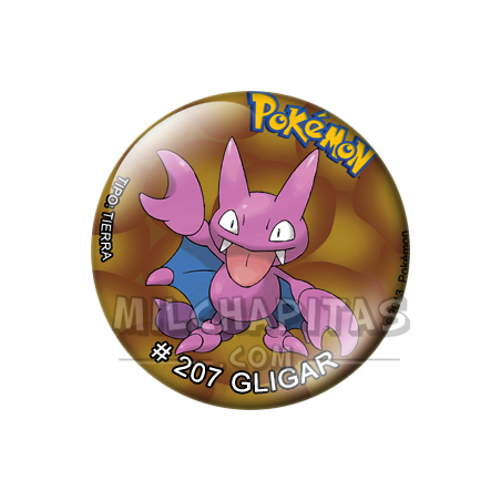 Chapa de Pokemon: Gligar
