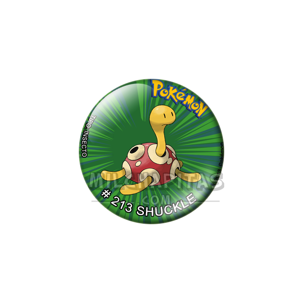 Chapa de Pokemon: Shuckle