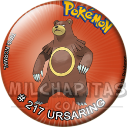 Chapa de Pokemon: Ursaring