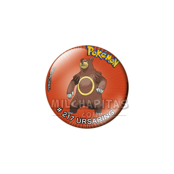 Chapa de Pokemon: Ursaring